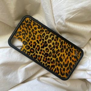 Wildflower cheetah phone case